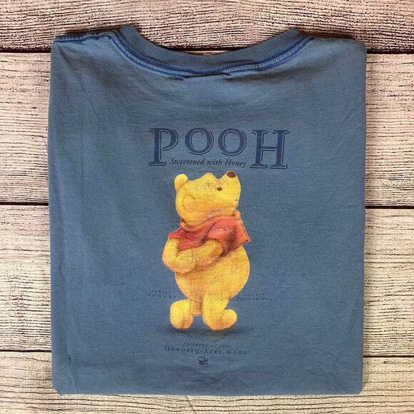 Vintage 1990s Winnie The Pooh Disney Cartoon T-shirt - Picture 1 of 7
